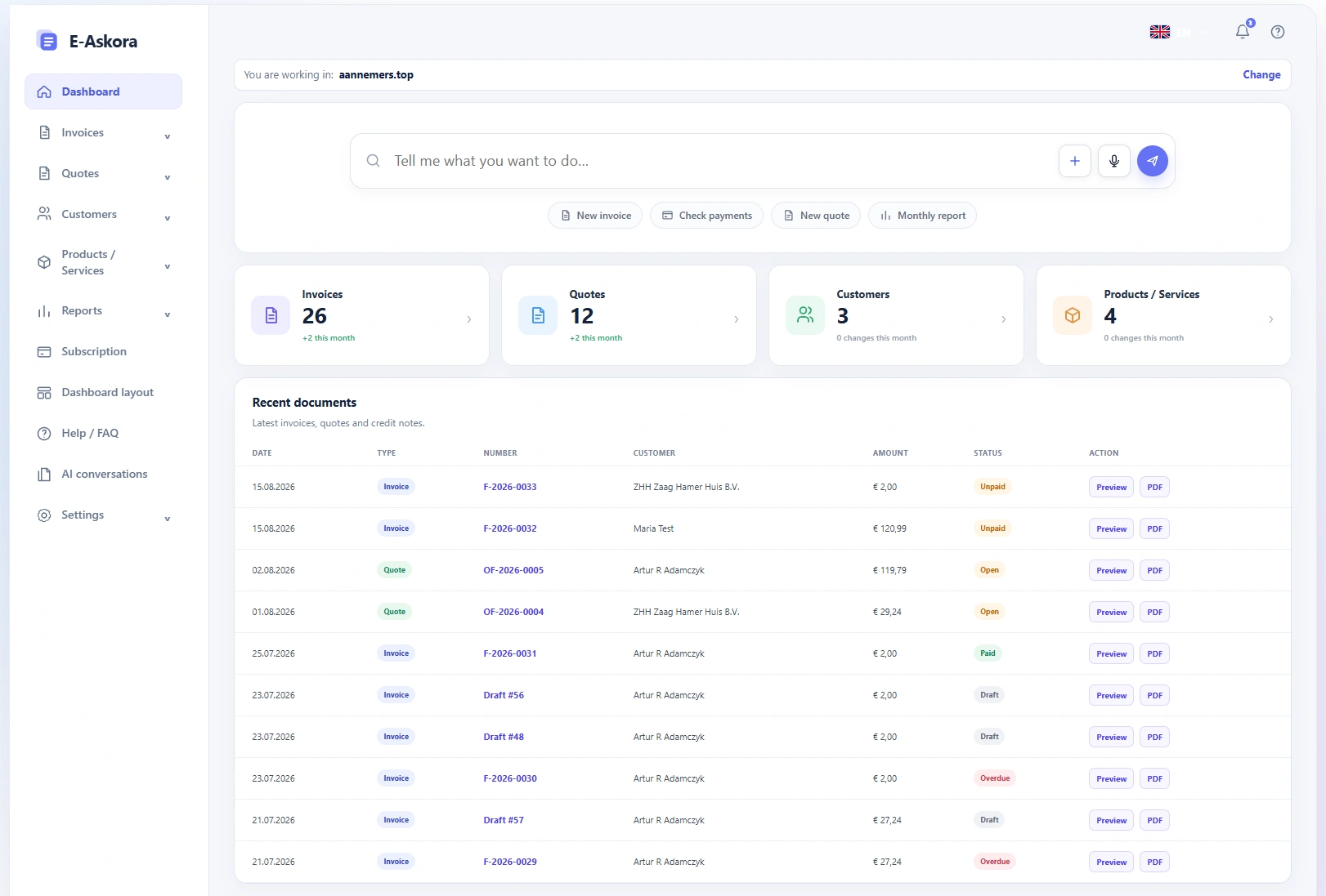 E-Askora preview